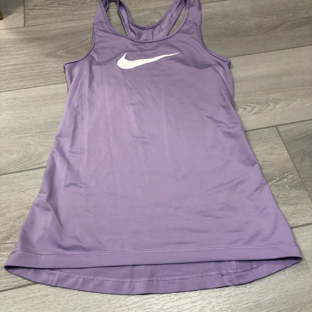 Nike purple racer back tank top XS